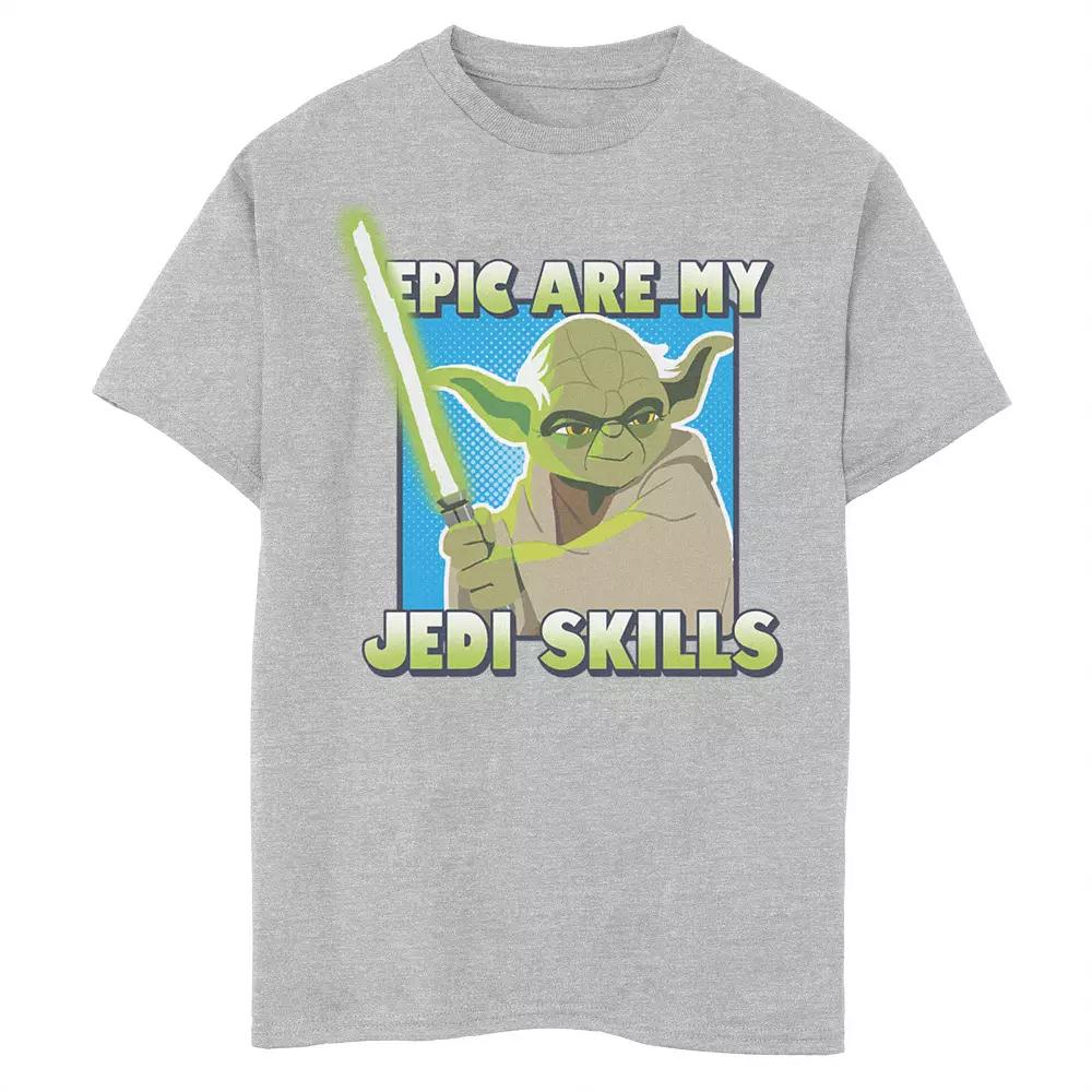 Men's Star Wars Galaxy Of Adventures Yoda Epic Skills B1 Tee, Boy's,  Product Image