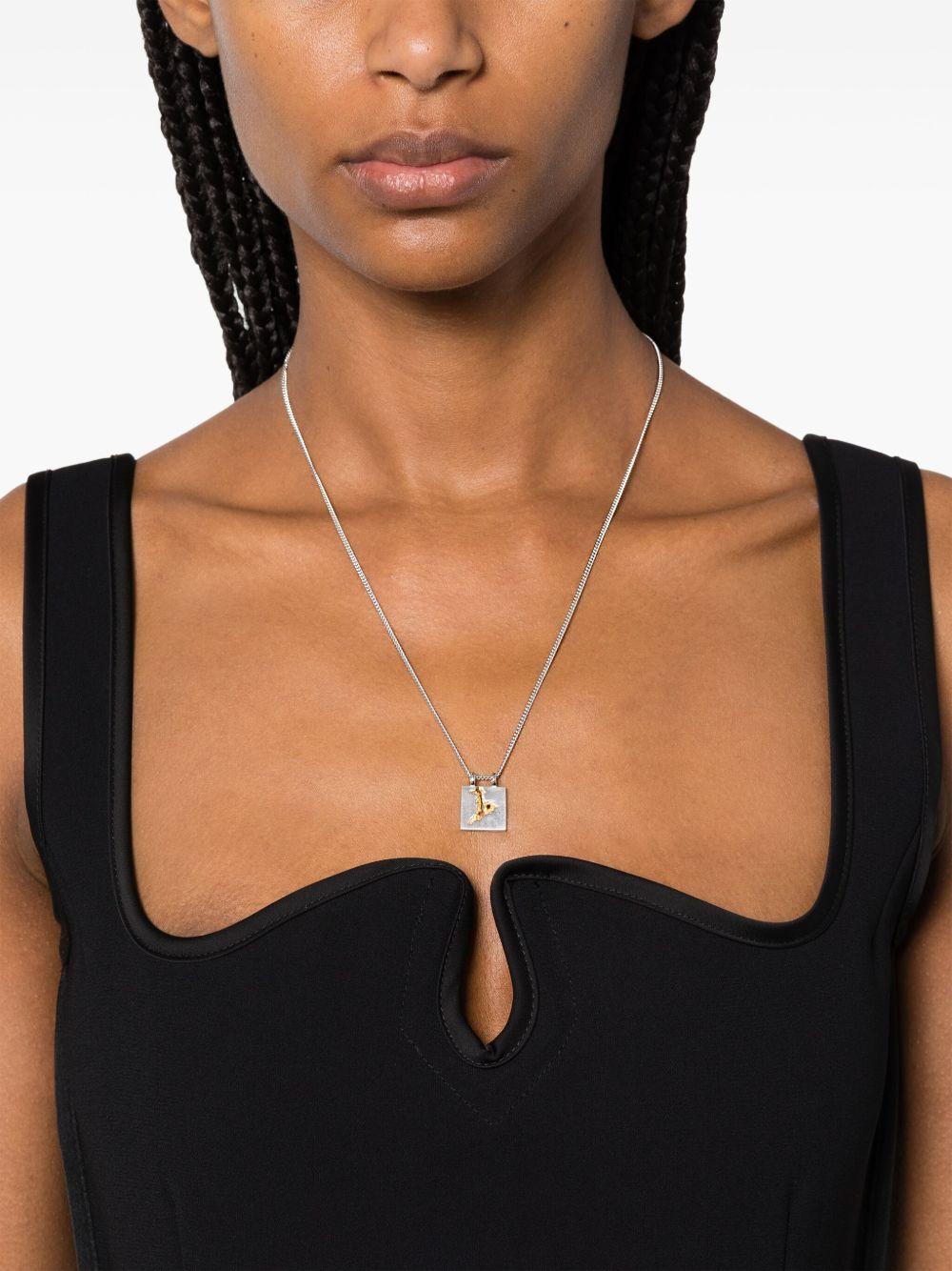 Mined Pendant Black Diamond necklace Product Image