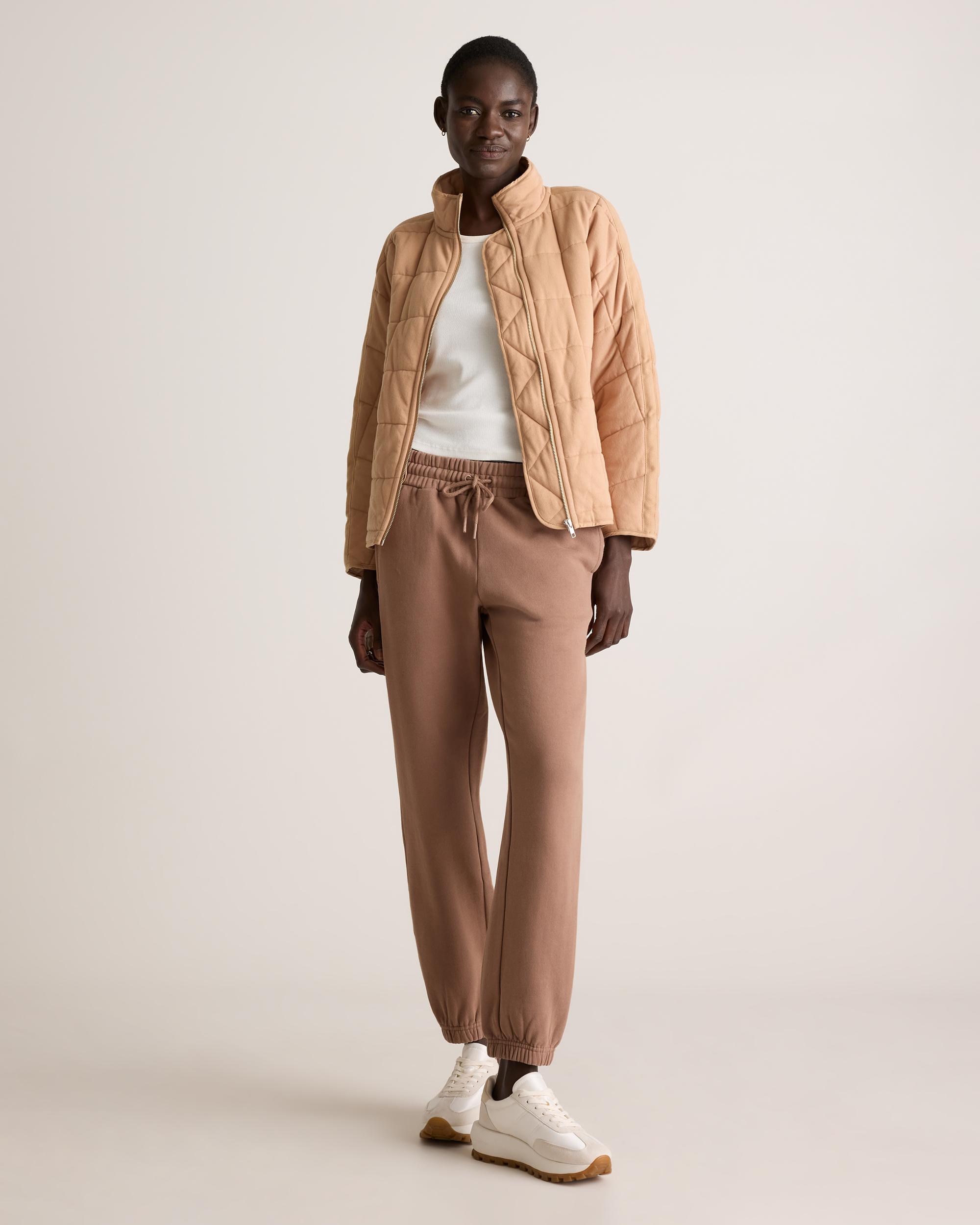 Quince | Women's Quilted Knit Jacket Organic Cotton Product Image