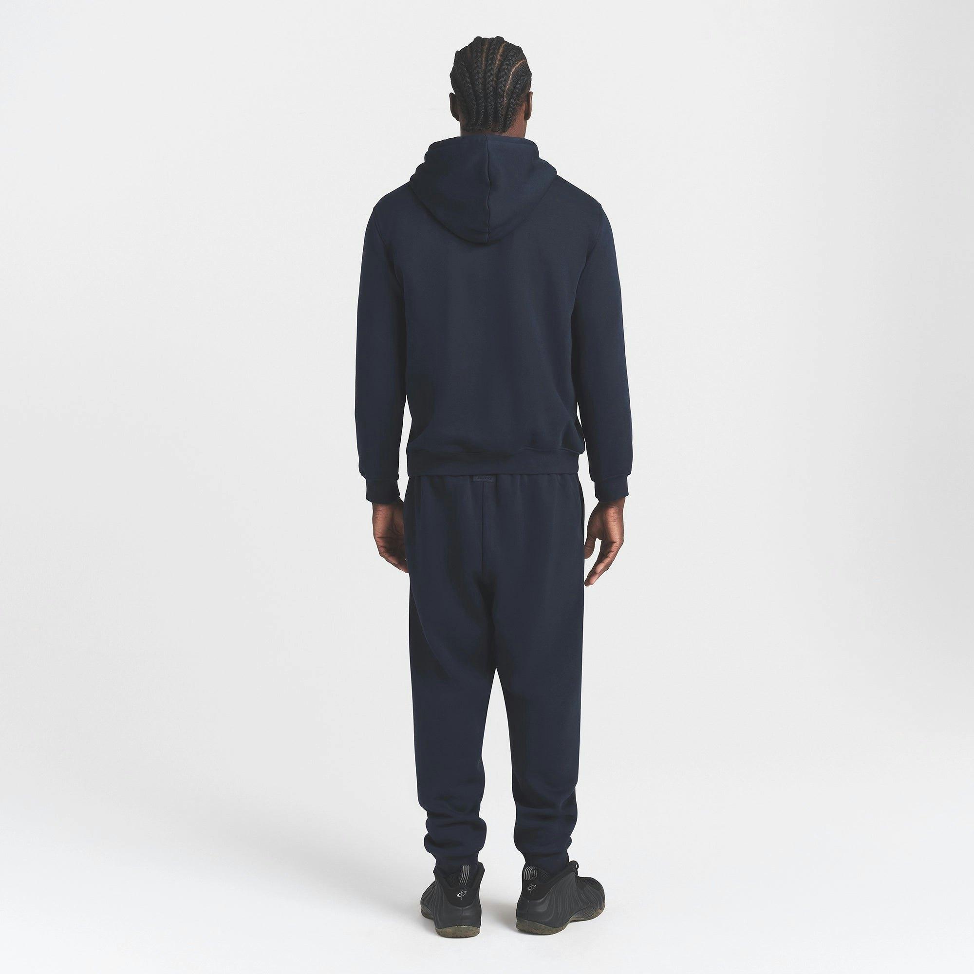 FLEECE LOUNGE MENS CLASSIC HOODIE | NAVY Product Image