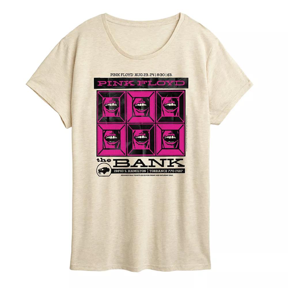Women's Pink Floyd The Bank Poster Graphic Tee,  Product Image