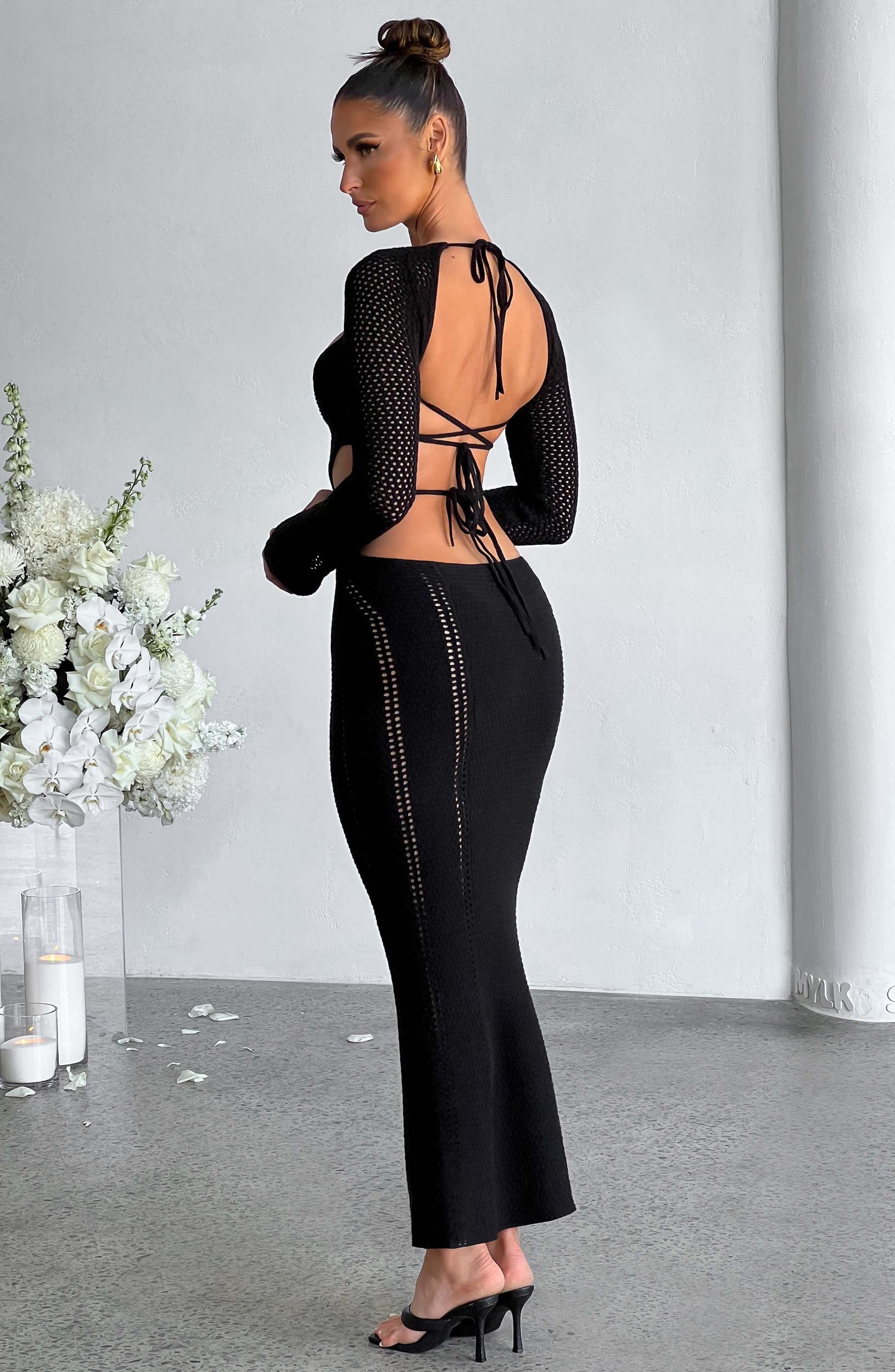 Nadine Maxi Dress - Black Product Image