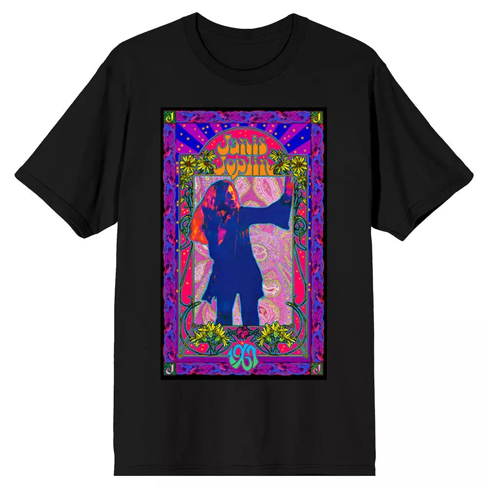 Men's Janis Joplin New Border Graphic Tee,  Product Image