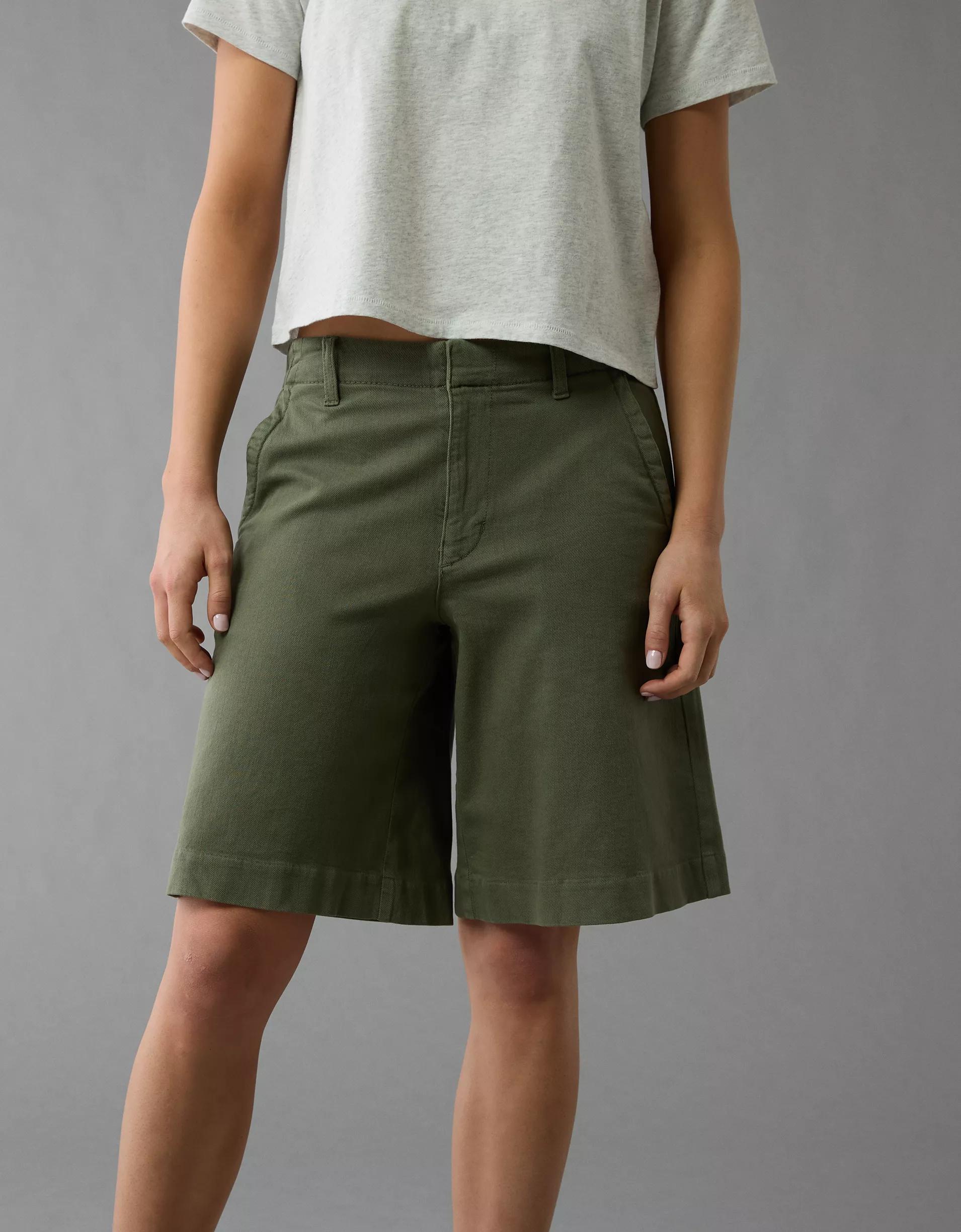 AE 11" Stretch High-Waisted Trouser Short Product Image