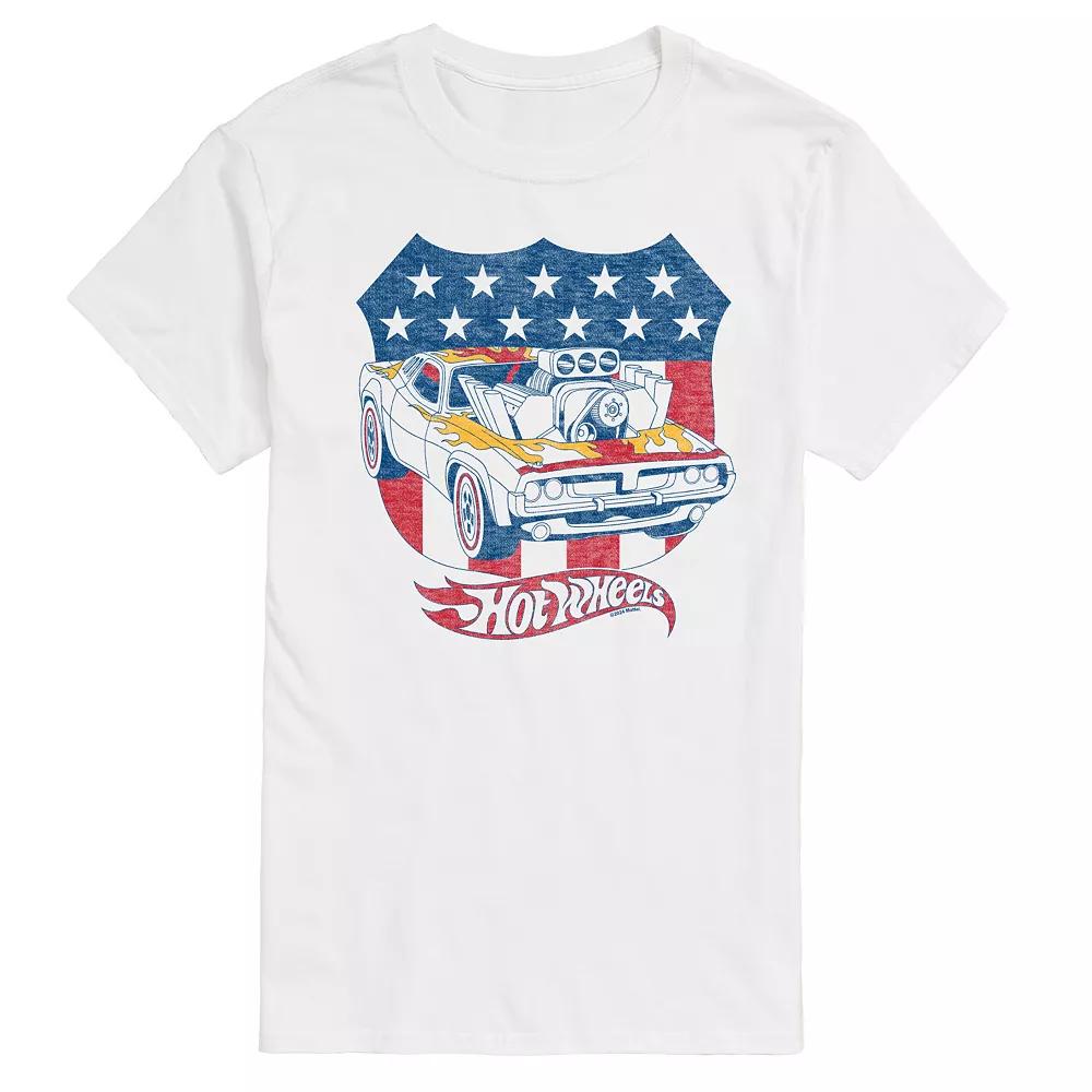 Men's Hot Wheels Americana Crest Graphic Tee,  Product Image