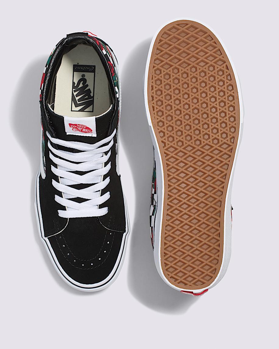 Customs Sk8-Hi Checkerboard Shoe in Customs| Vans US Product Image