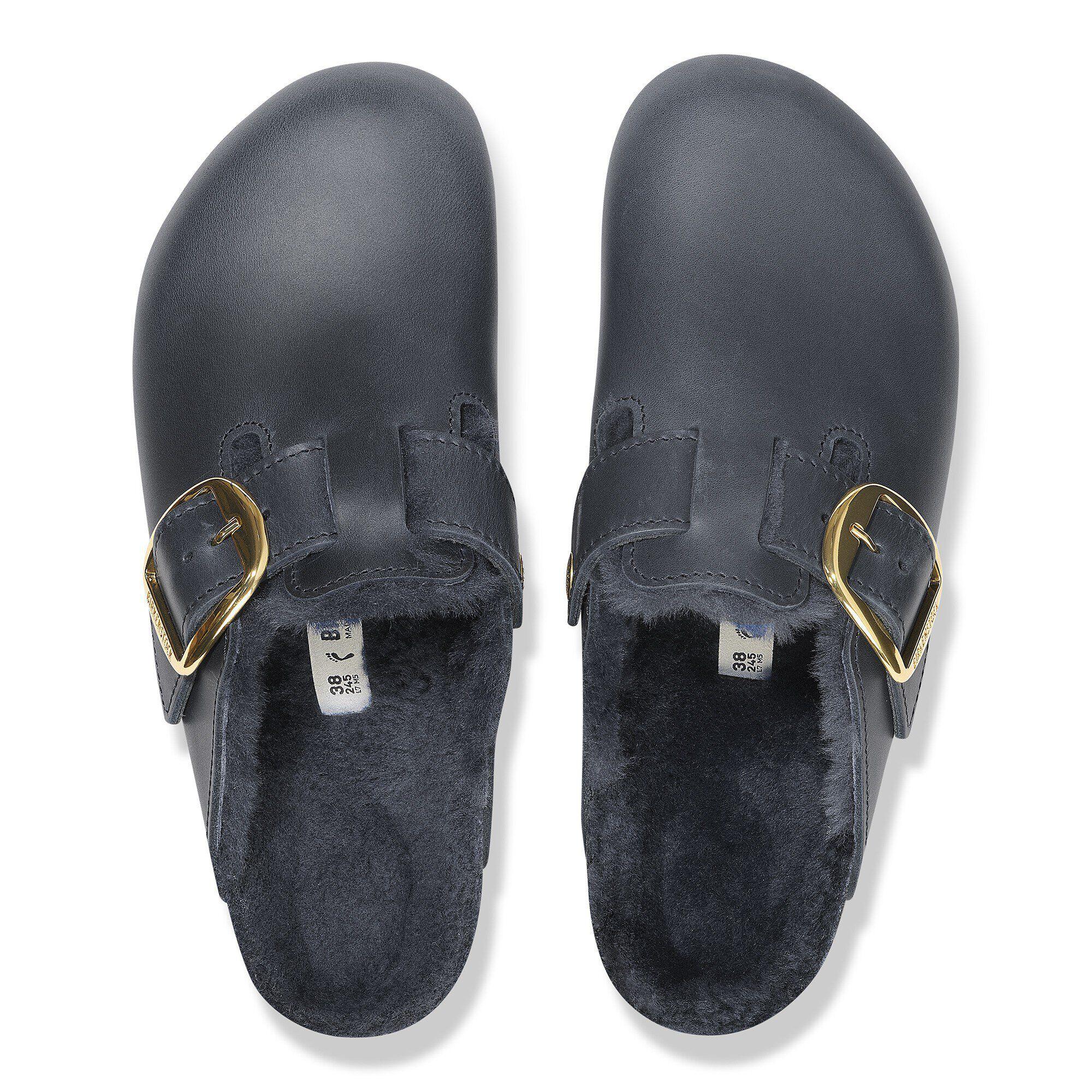 Boston Big Buckle Shearling Natural Leather Oiled Product Image