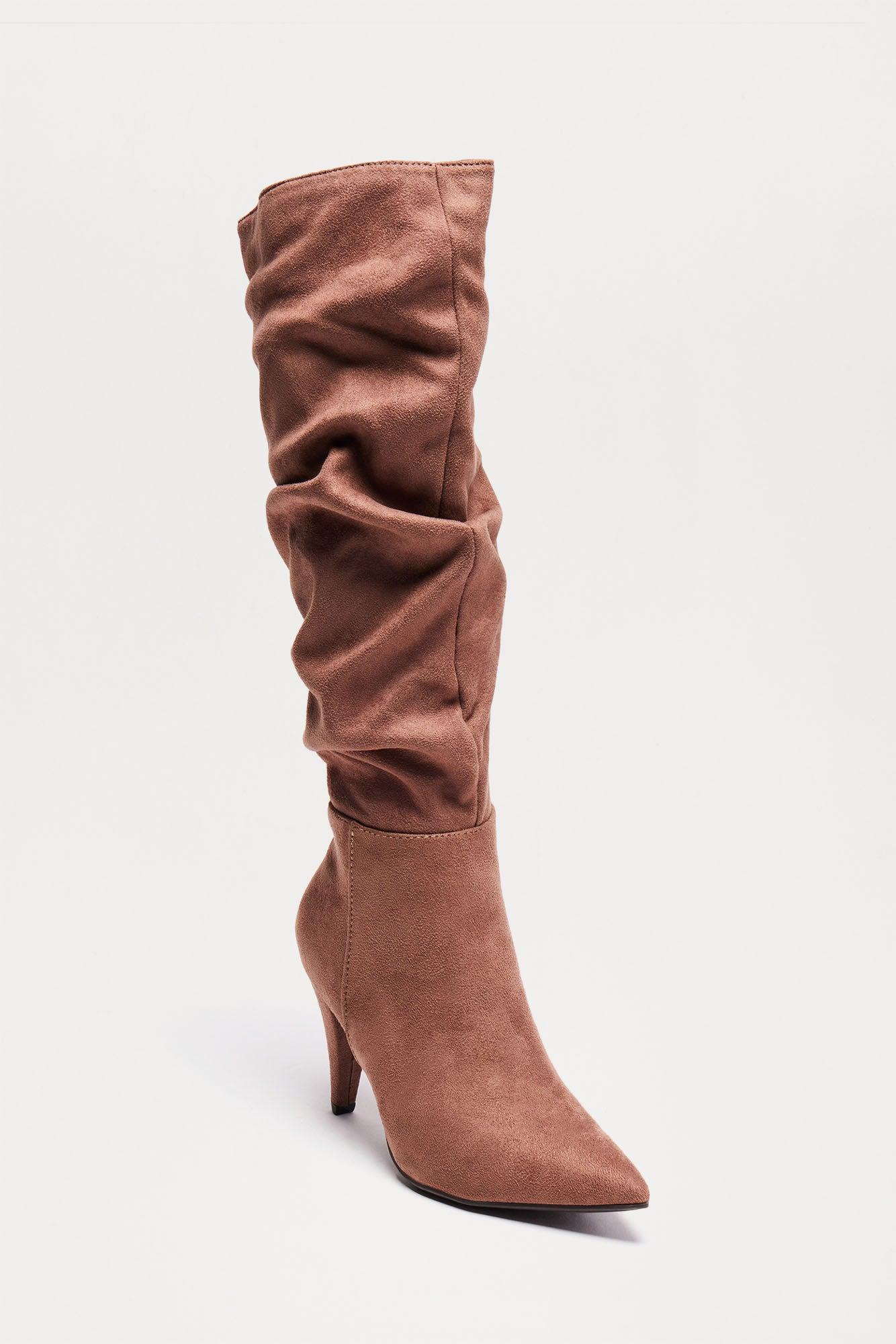 Stockholm Knee High Boots - Taupe Product Image