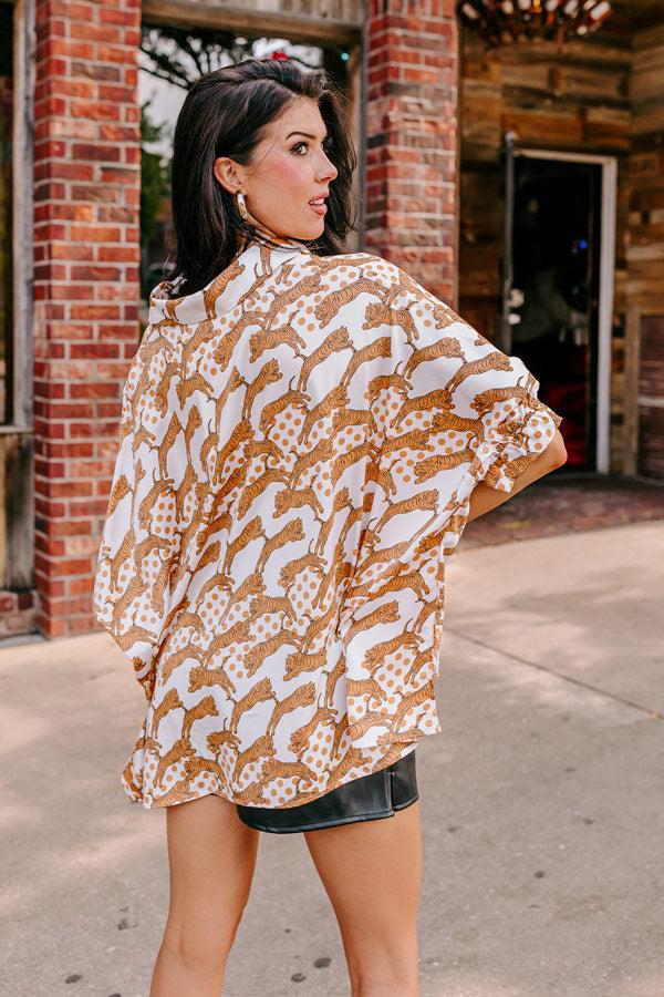 Fiercely In Love Oversized Button Up Product Image