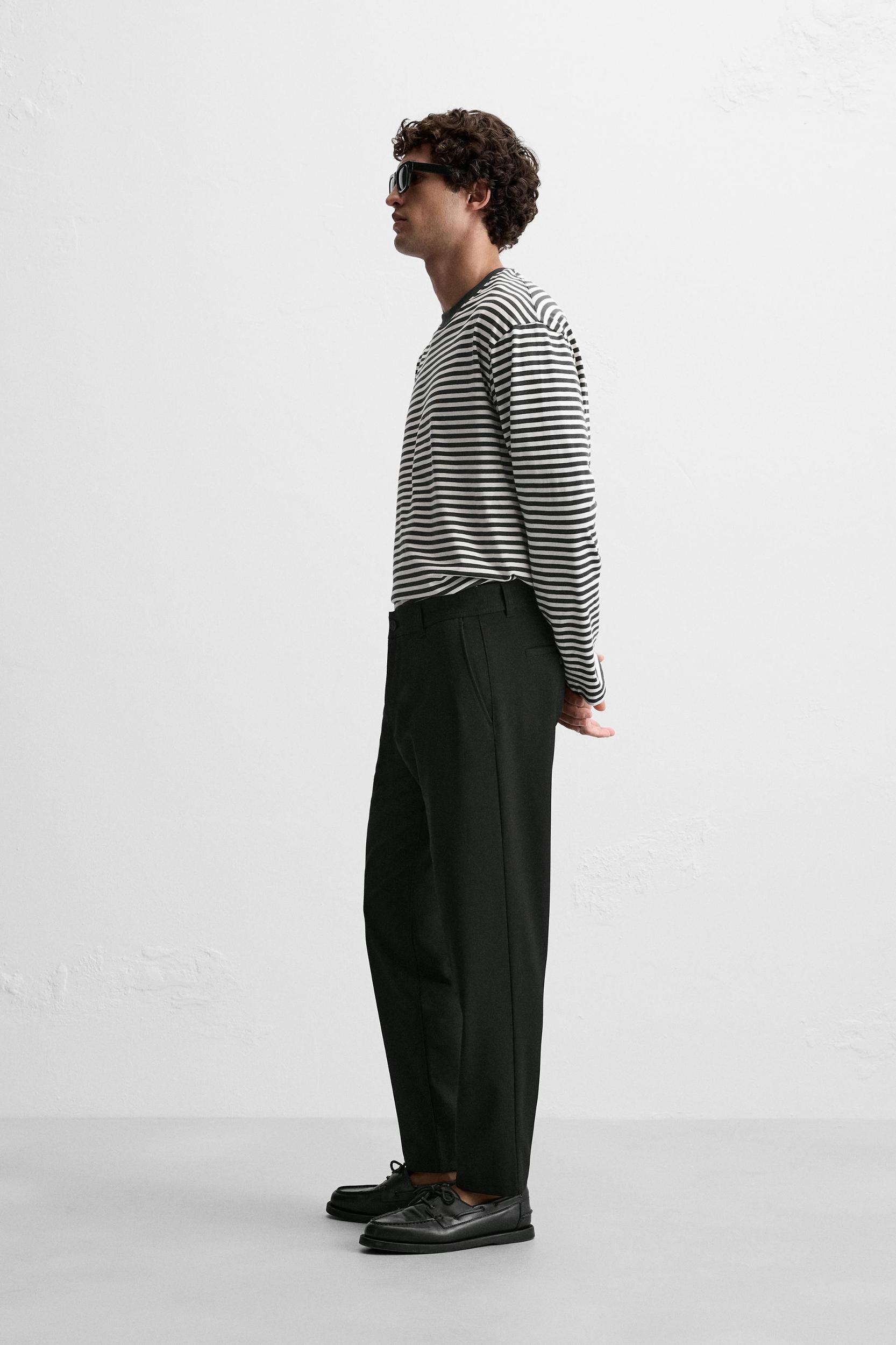 TEXTURED STRETCH PANTS Product Image