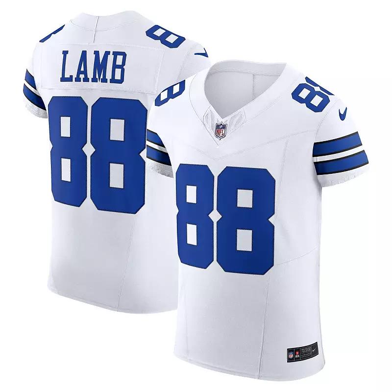Men's Nike CeeDee Lamb White Dallas Cowboys Vapor F.U.S.E. Elite Jersey,  Product Image