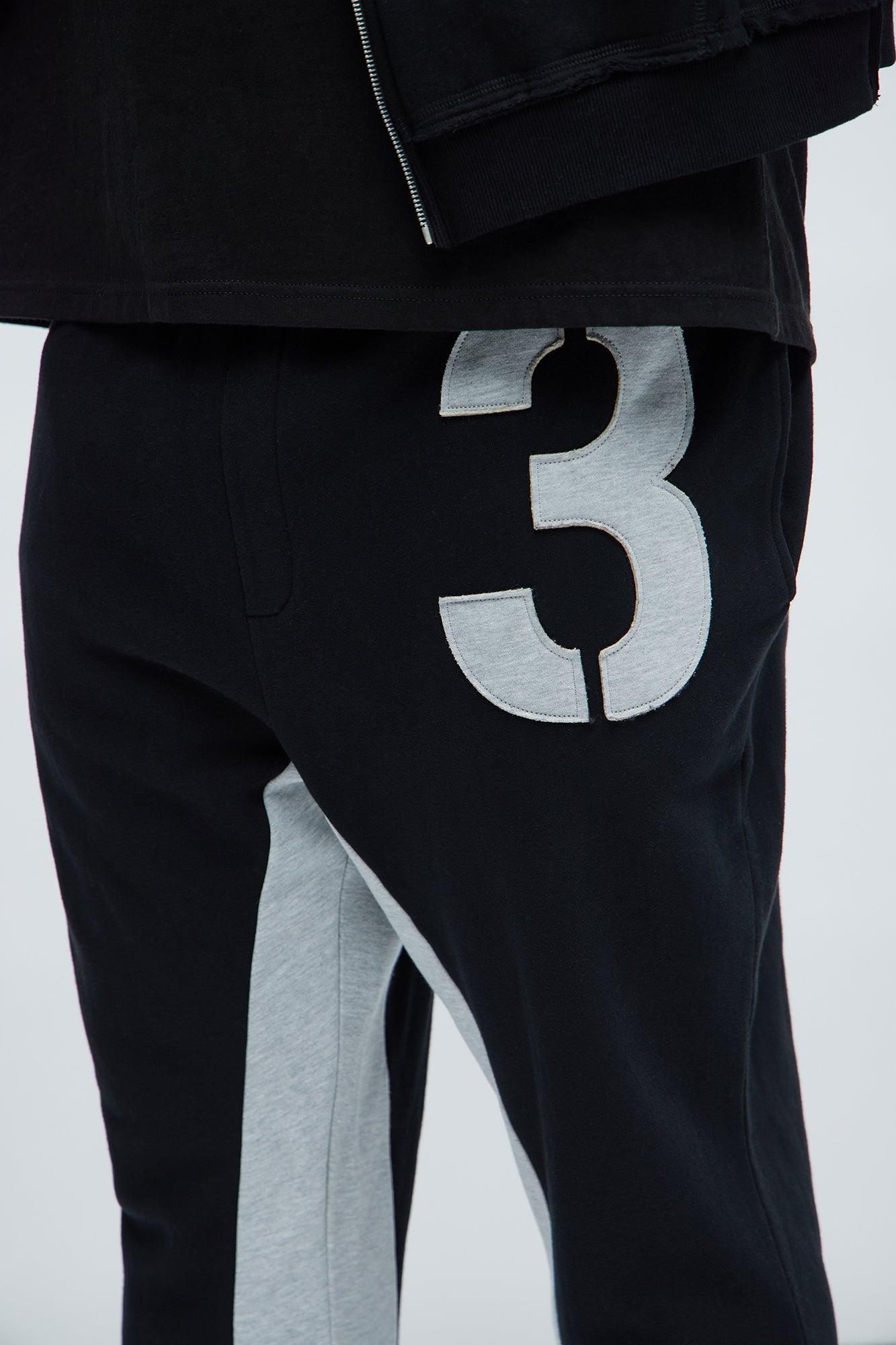 Tyson Number 3 Skinny Flare Sweatpants - Black/combo Product Image