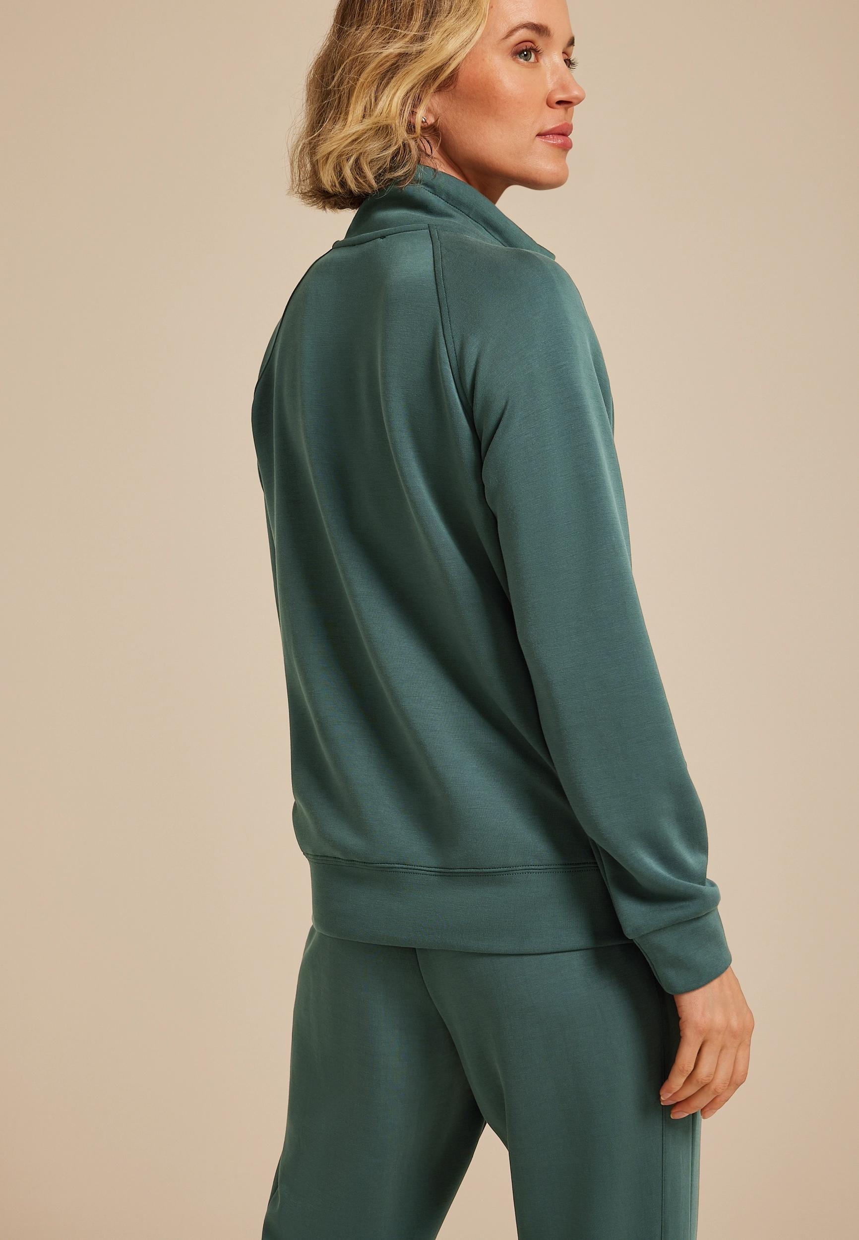 Cloud Scuba Knit Full Zip Sweatshirt Product Image