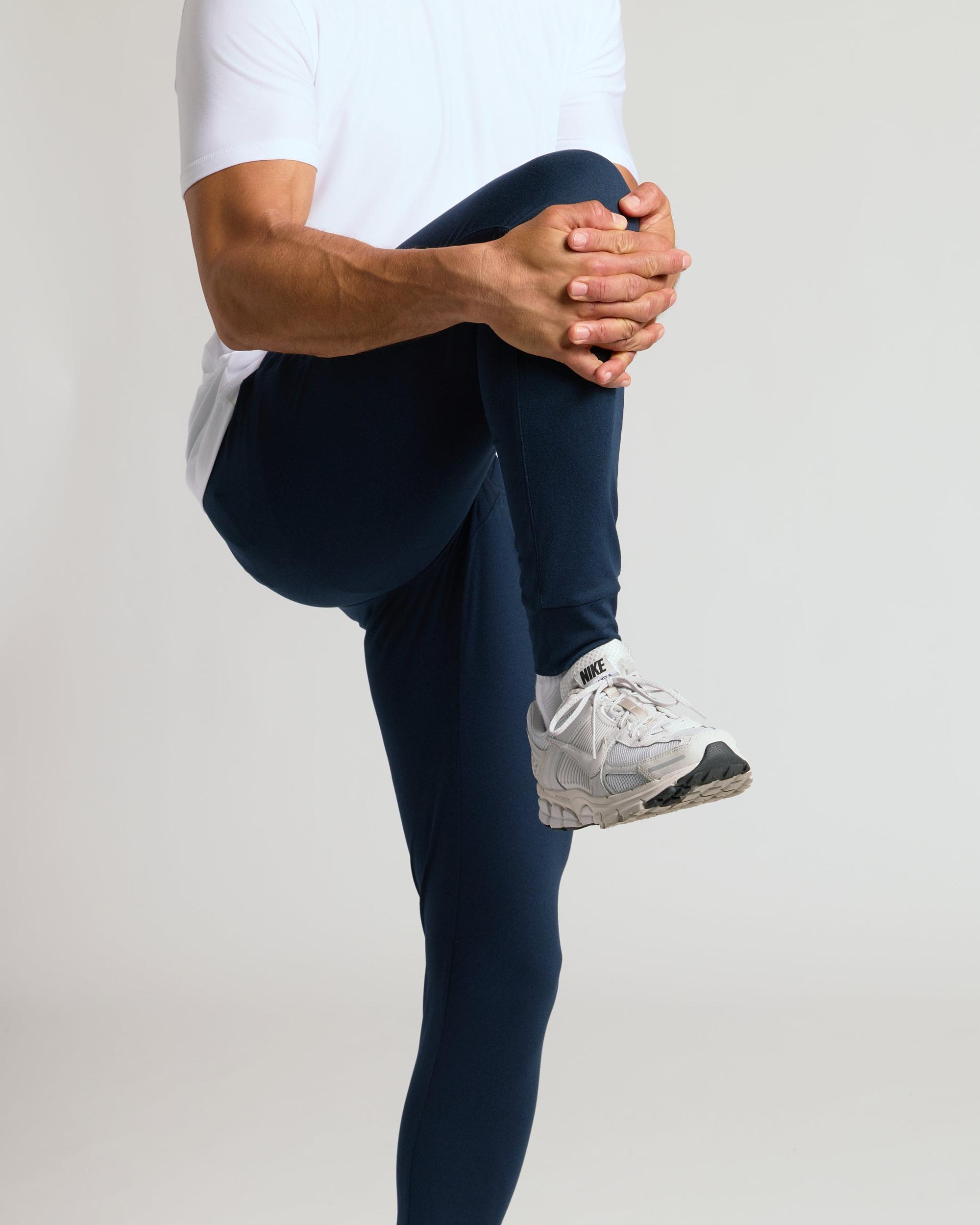Dark Heather Navy Active Joggers Product Image