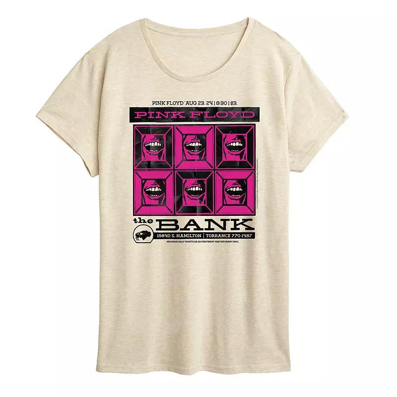 Women's Pink Floyd The Bank Poster Graphic Tee,  Product Image