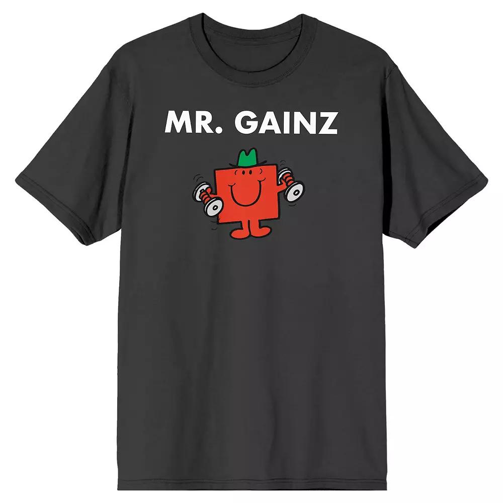 Men's Mr. Men And Little Miss Meme "Mr. Gainz" Graphic Tee,  Product Image