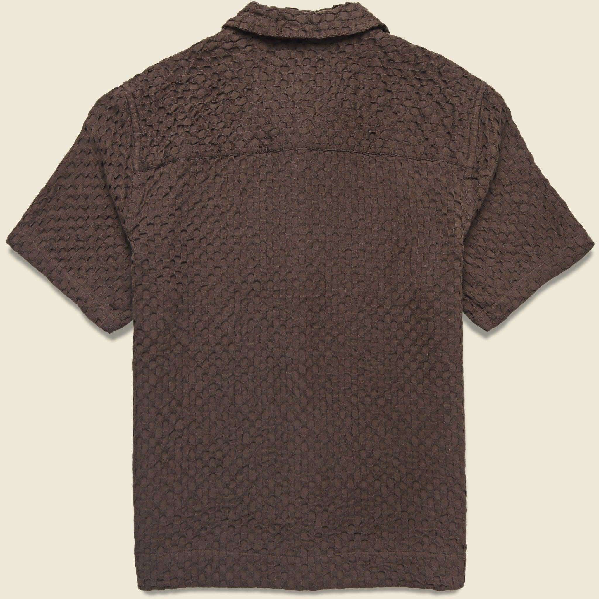Box Dobby Lido Shirt - Brown Product Image