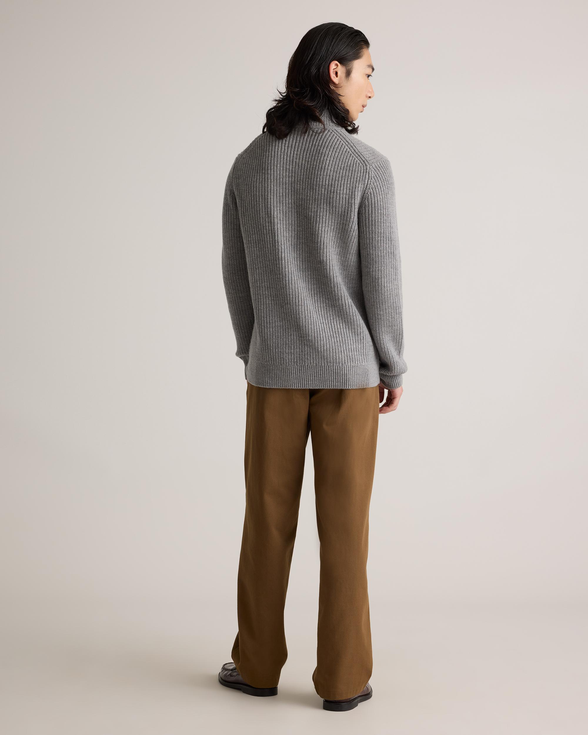 Quince | Men's Australian Merino Wool Half Zip Sweater Product Image