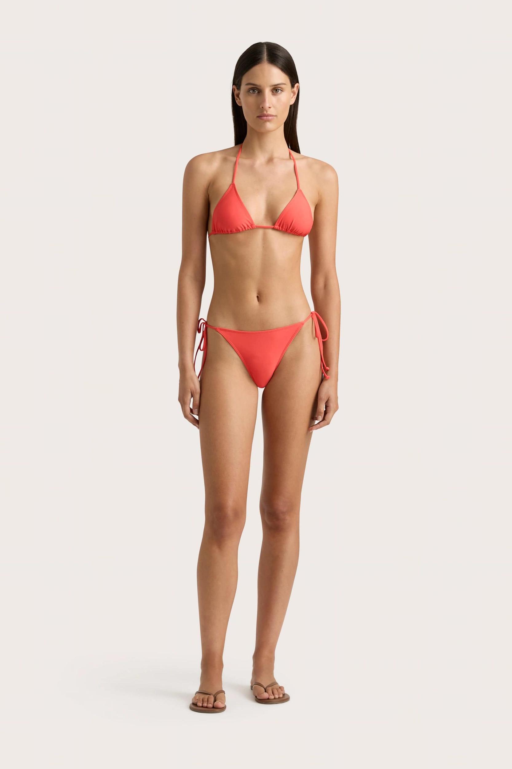 Sol Bikini Top Vermillion - Final Sale Product Image