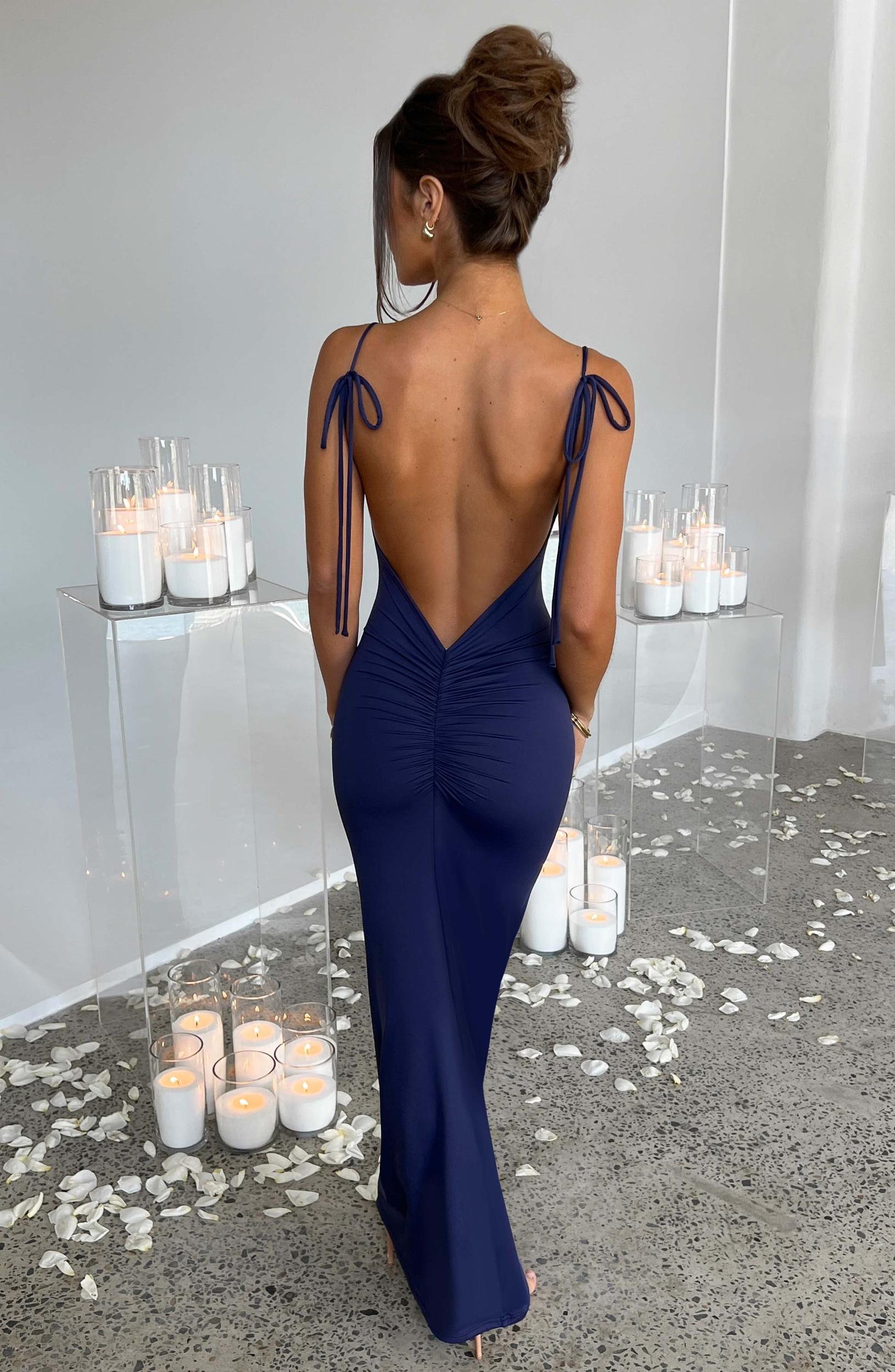 Sanya Maxi Dress - Navy Product Image