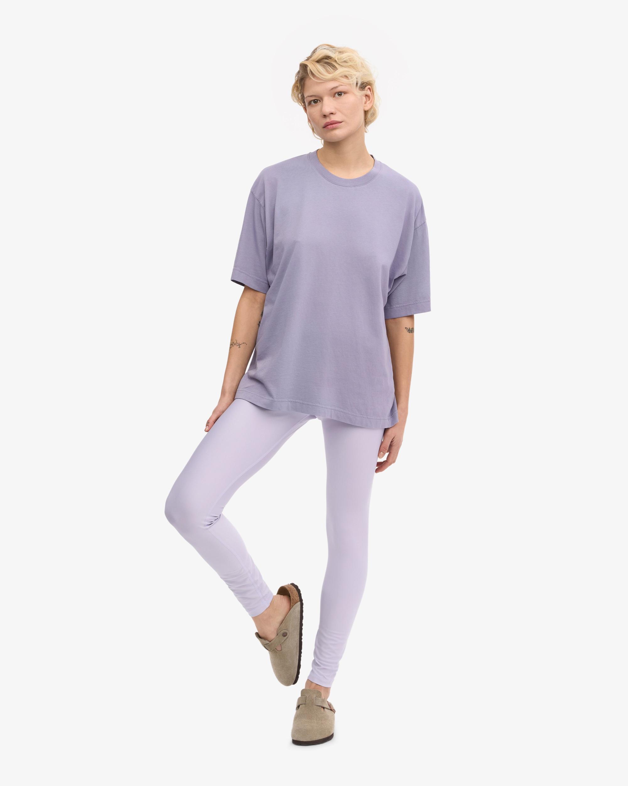 Oversized Organic T-Shirt - Purple Jade Product Image