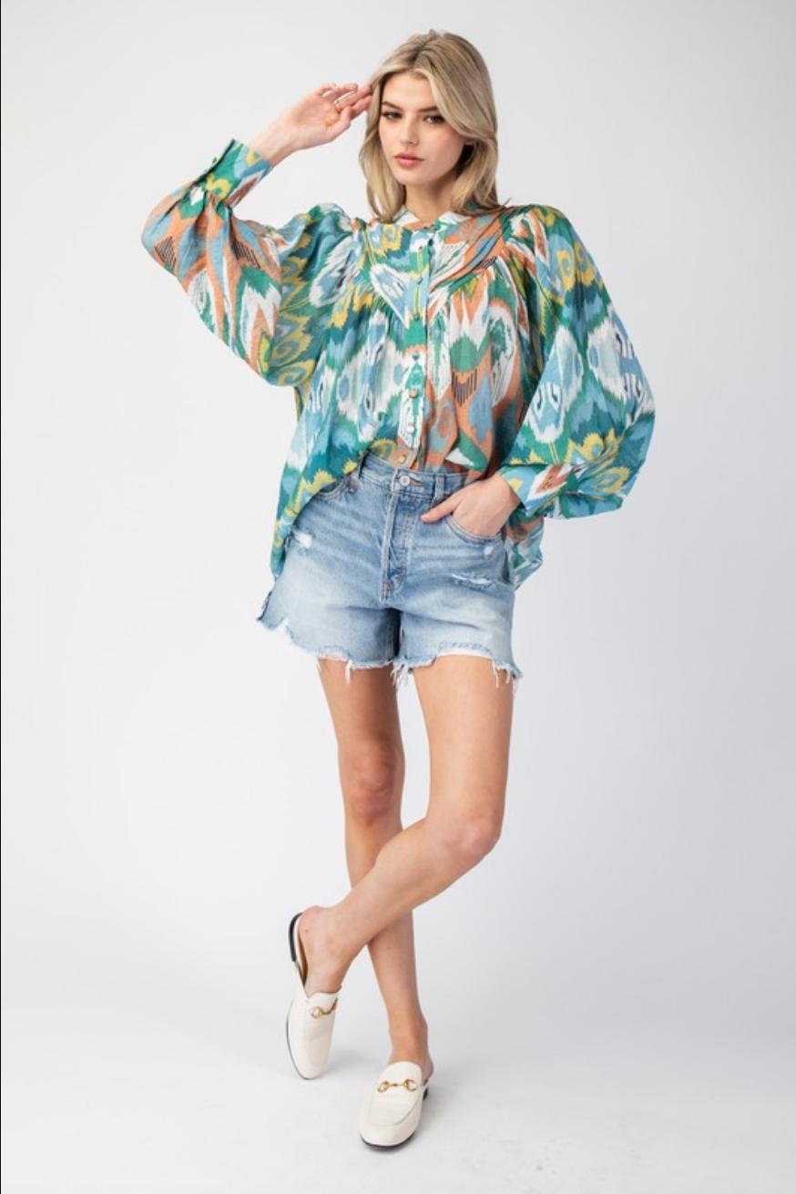 Printed Blouse Product Image