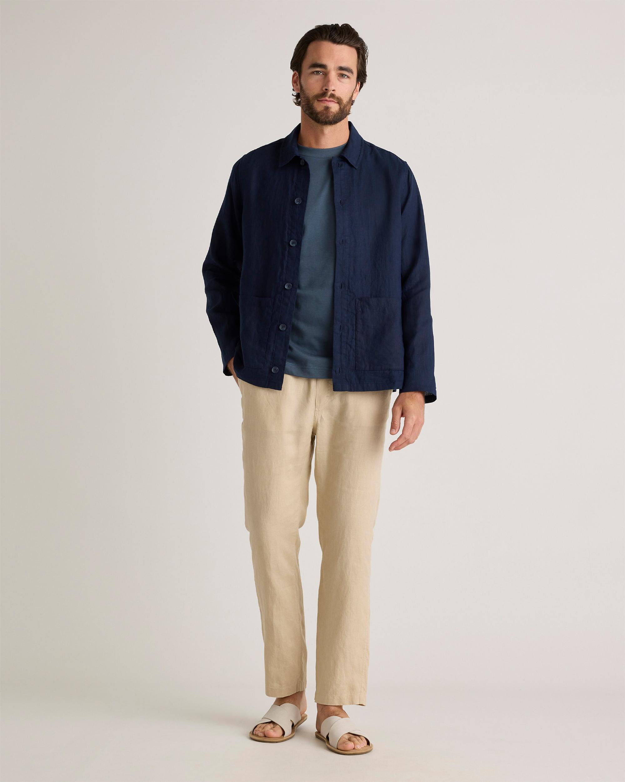 Quince | Men's 100% European Linen Chore Jacket Size XL Product Image