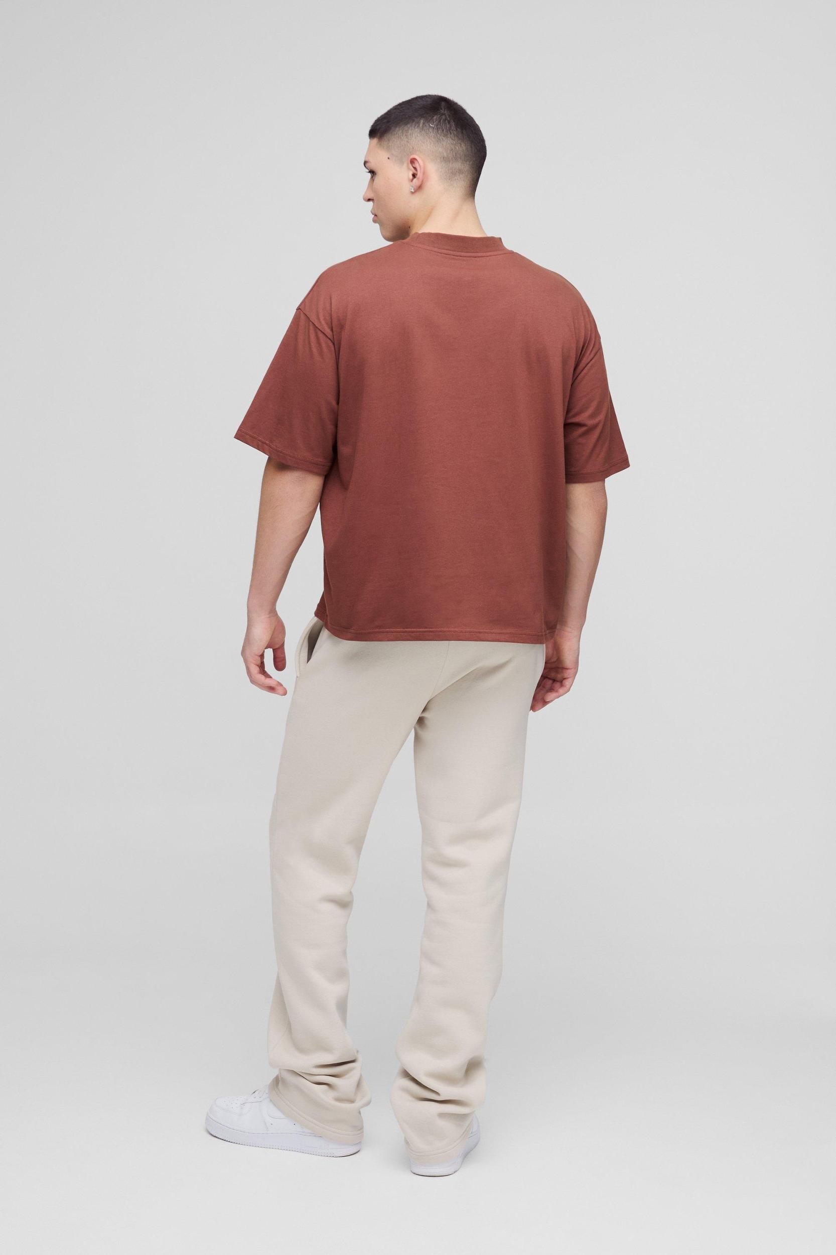 Oversized Boxy Extended Neck T-shirt | boohooMAN USA Product Image