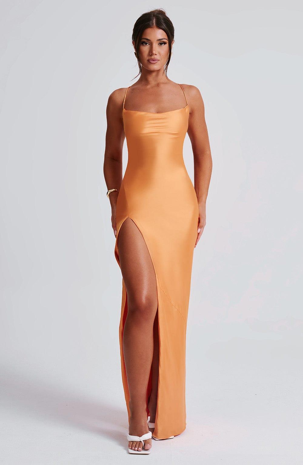 Misha Maxi Dress - Tangerine Product Image