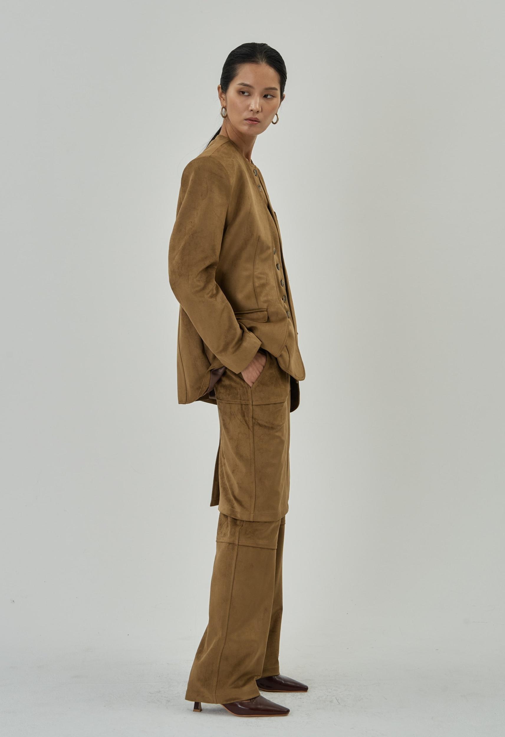 Camelle Suede Blazer Product Image