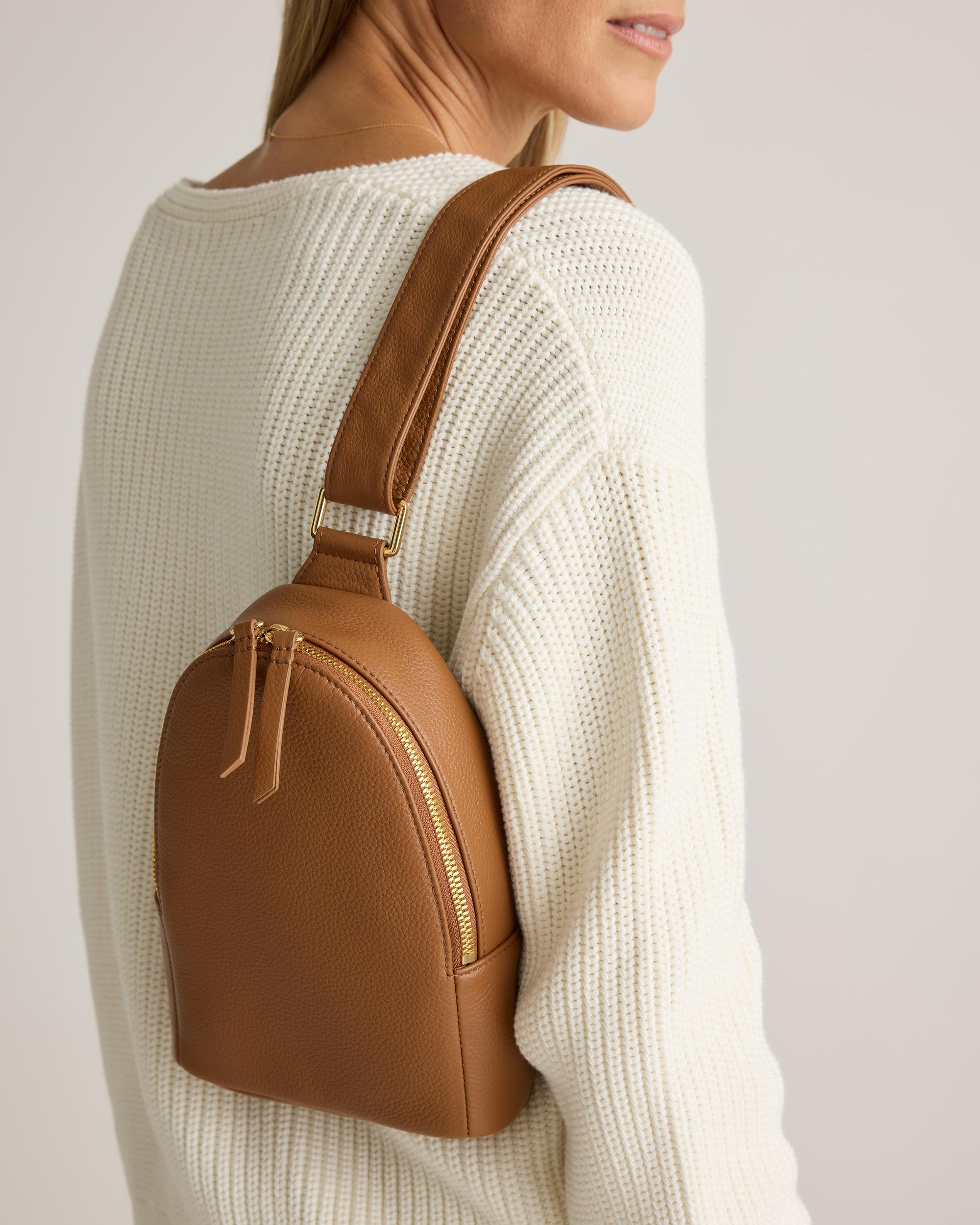 Quince | Women's Italian Leather Sling Pack Product Image
