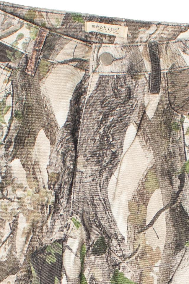 Patchwork Woodland Camo Jeans Product Image