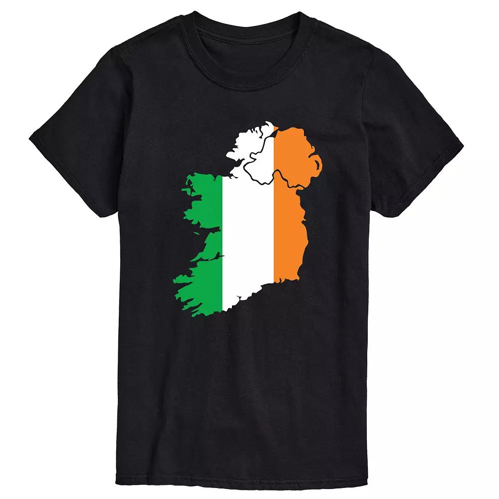 Big & Tall Ireland Flag Tee, Men's,  Product Image