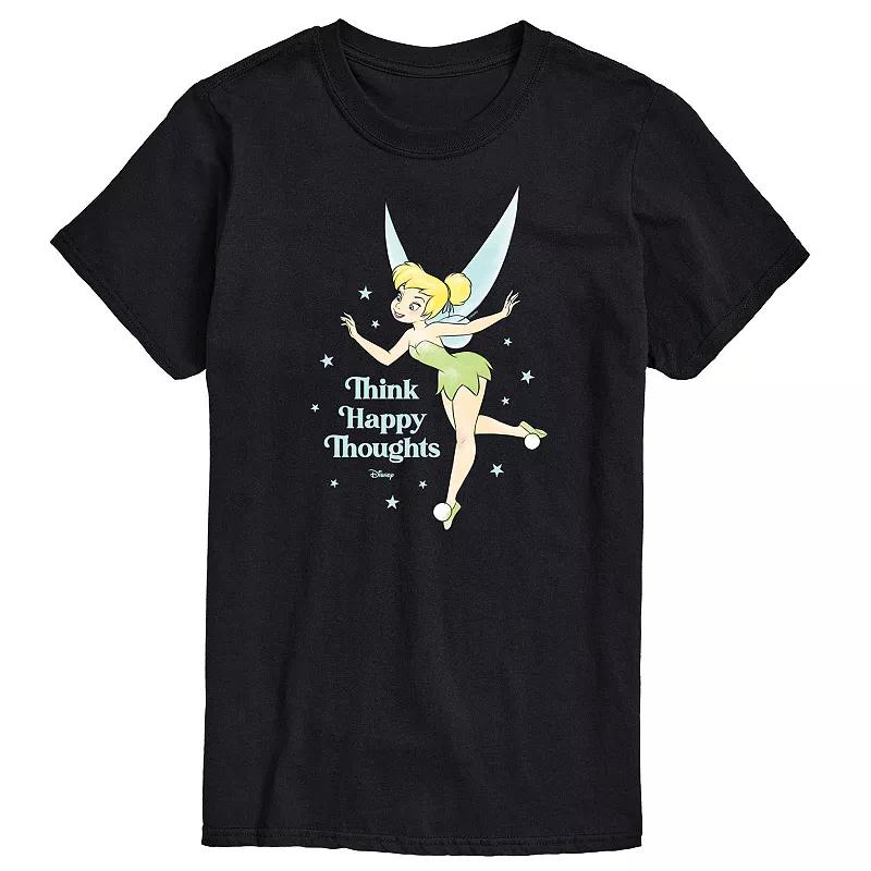 Disney's Tinker Bell Big & Tall Happy Thoughts Graphic Tee, Men's,  Product Image