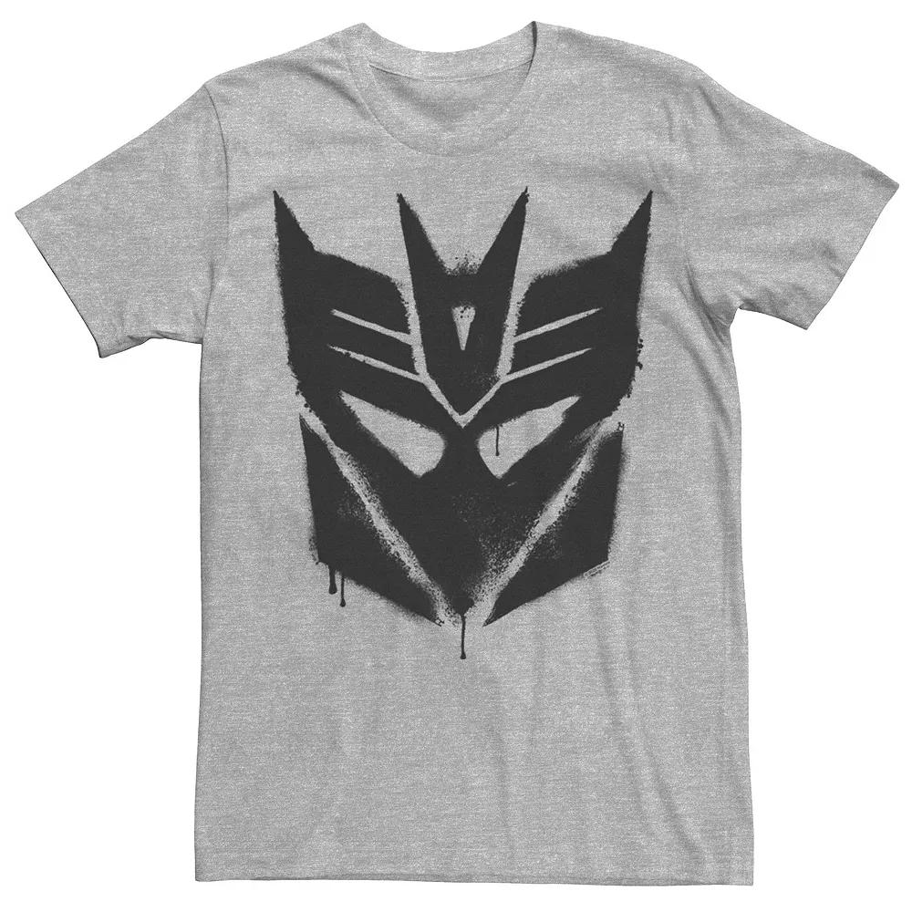 Men's Transformers Decepticon Spray Paint Stencil Logo Tee,  Product Image