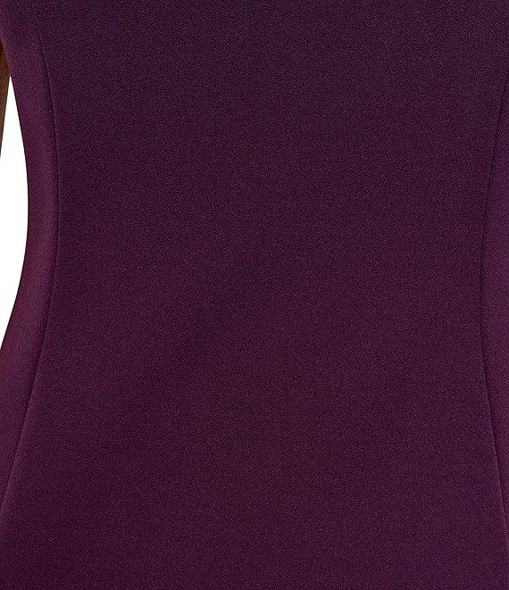 DKNY by Donna Karan Scuba Crepe Bubble Sleeve Sheath Dress Product Image
