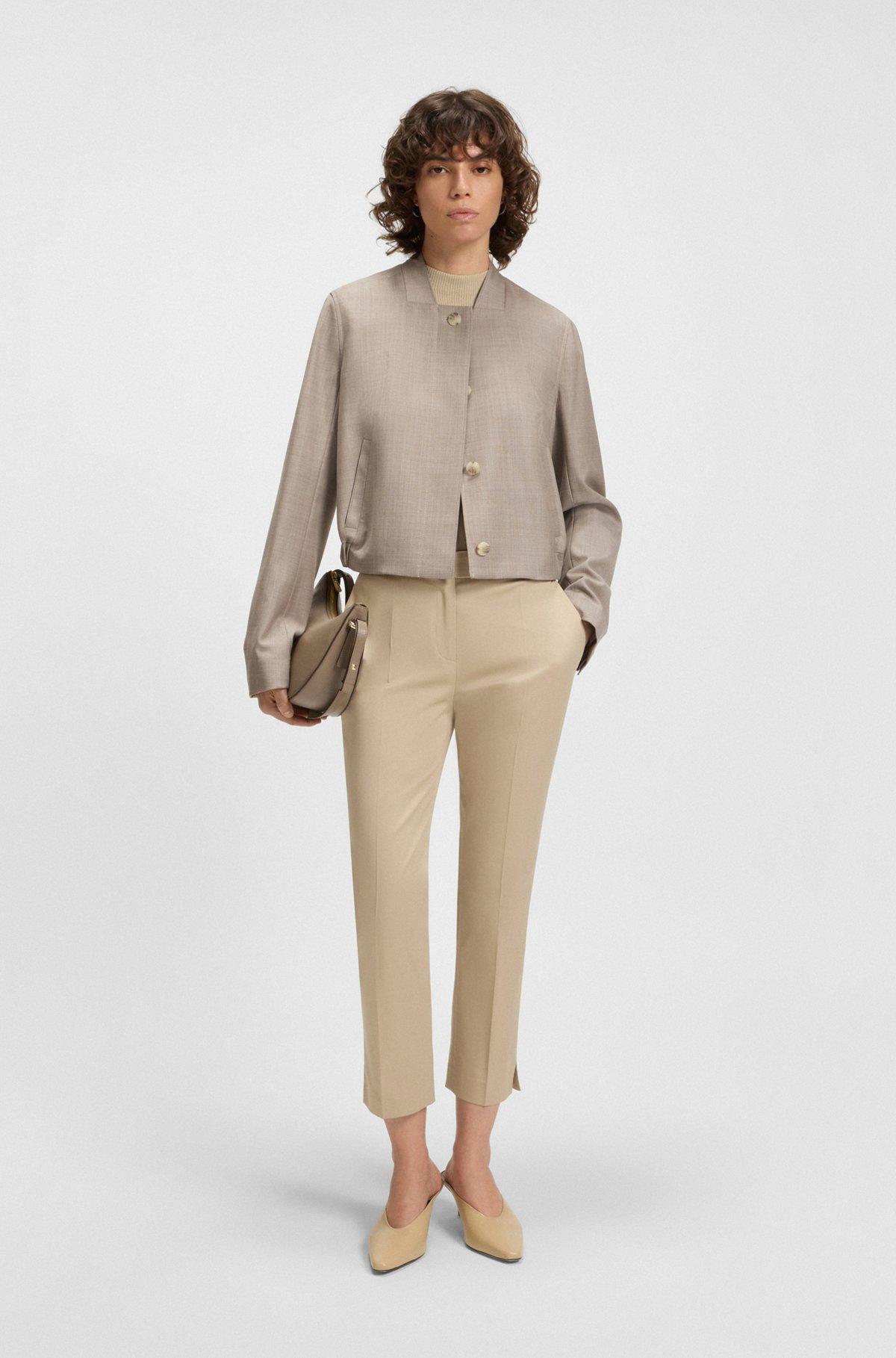 Slim-fit pants in stretch cotton Product Image
