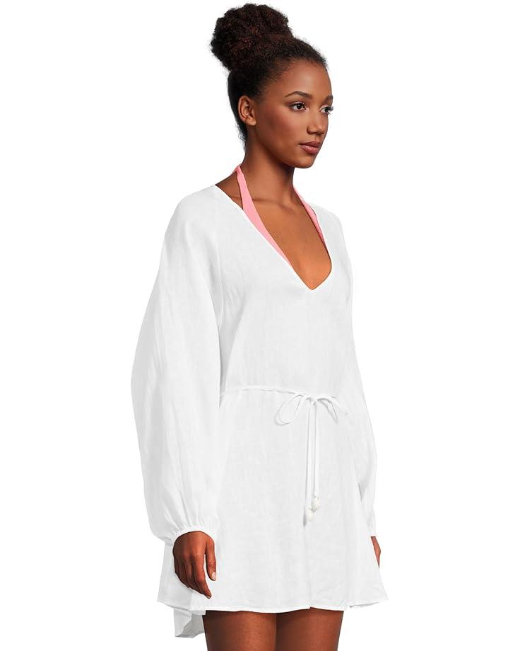 Color Play Crochet Plunge One Piece Product Image