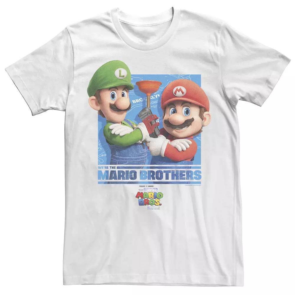 Men's The Super Mario Bros. Movie Plumber Brothers Graphic Tee,  Product Image