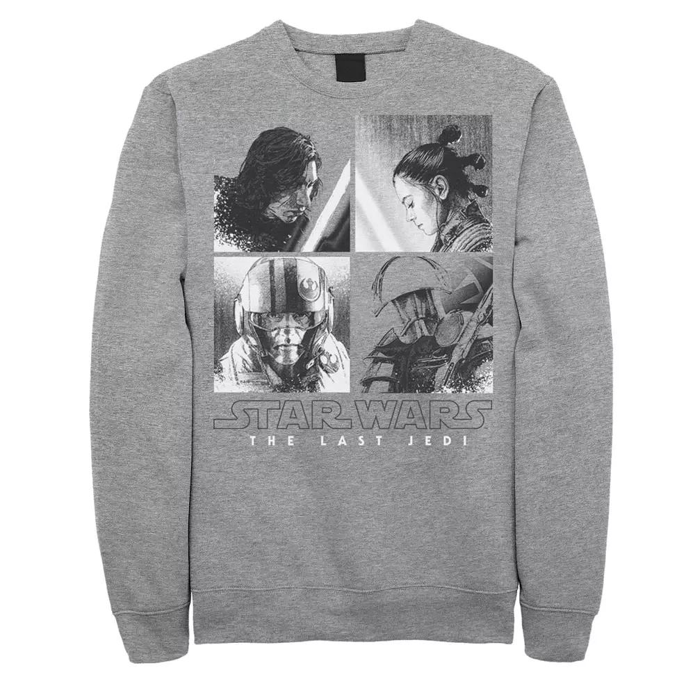 Men's Star Wars Last Jedi SquareUp Sweatshirt,  Product Image