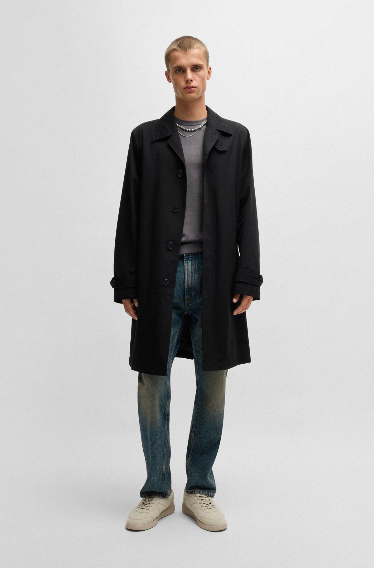 Relaxed-fit knitted sweater with V neckline Product Image