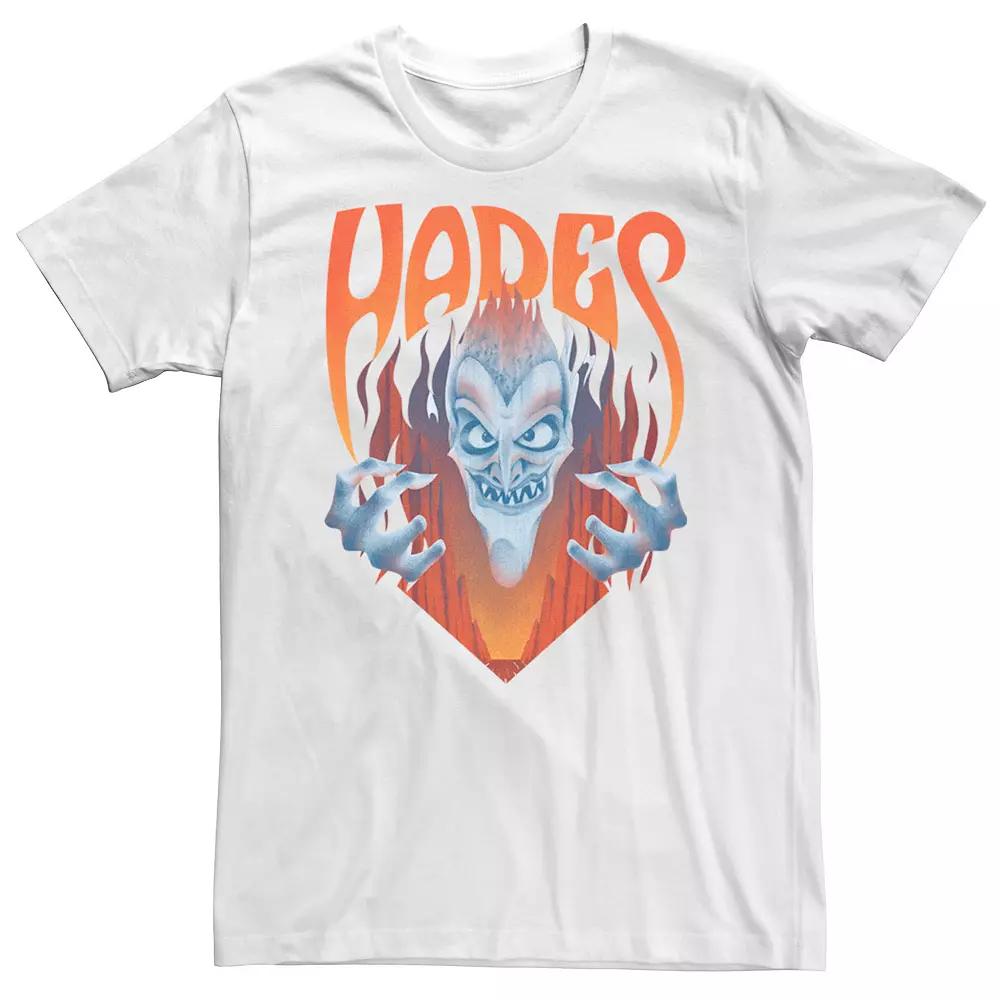 Disney's Hercules Angry Hades Flames Portrait Logo Men's Tee,  Product Image
