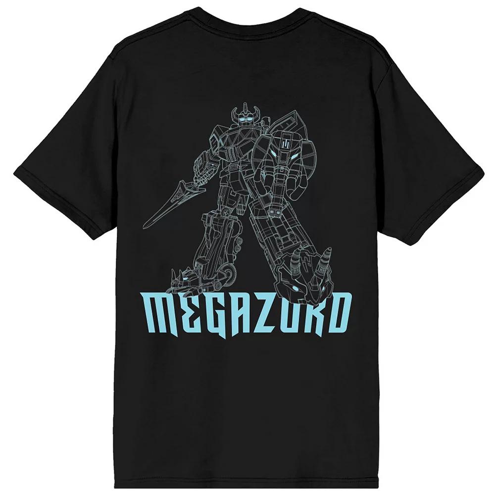 Men's Power Rangers Megazord Graphic Tee, Size: Medium, Black Product Image