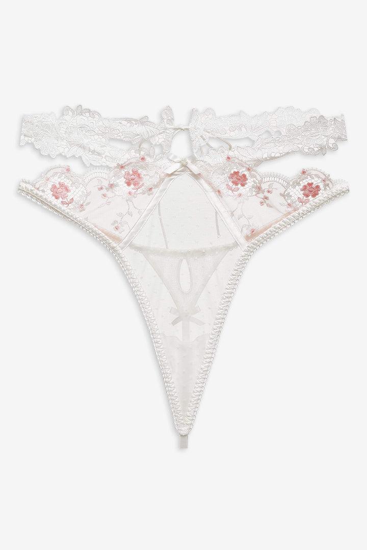 Le Fleur Thong Panty — Peach Product Image