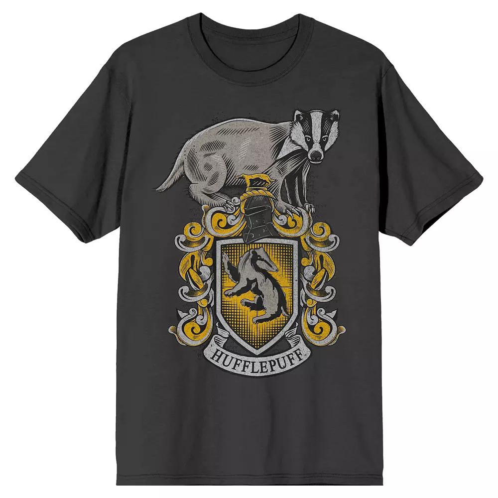 Men's Harry Potter Hufflepuff Tee, Size: XL, Black Product Image