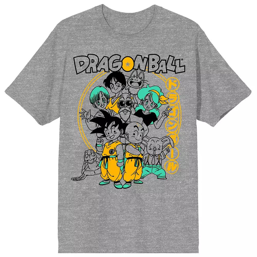 Men's Dragon Ball Origins Tee, Boy's, Size: Large, Grey Product Image