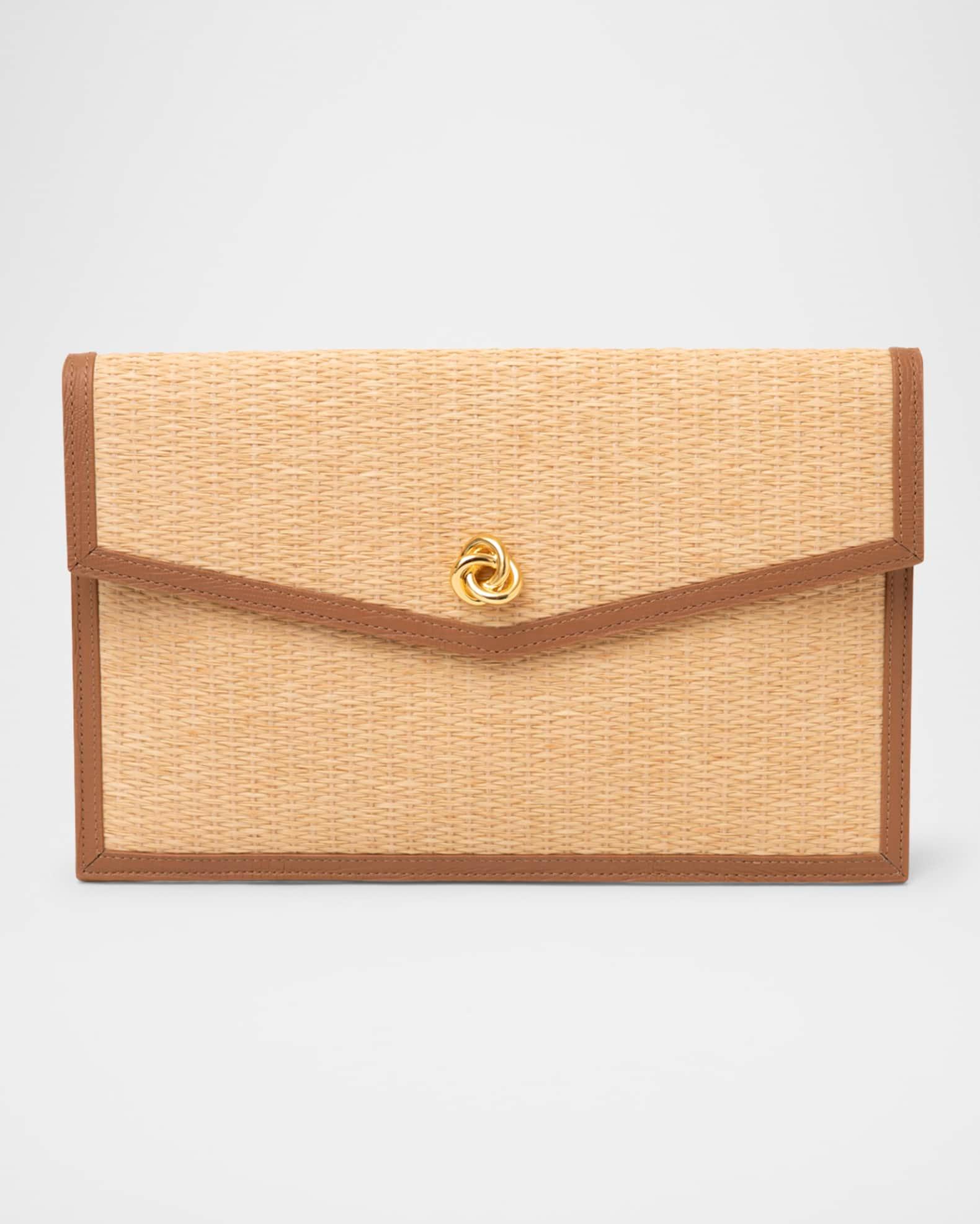 Brick Envelope Woven Clutch Bag Product Image