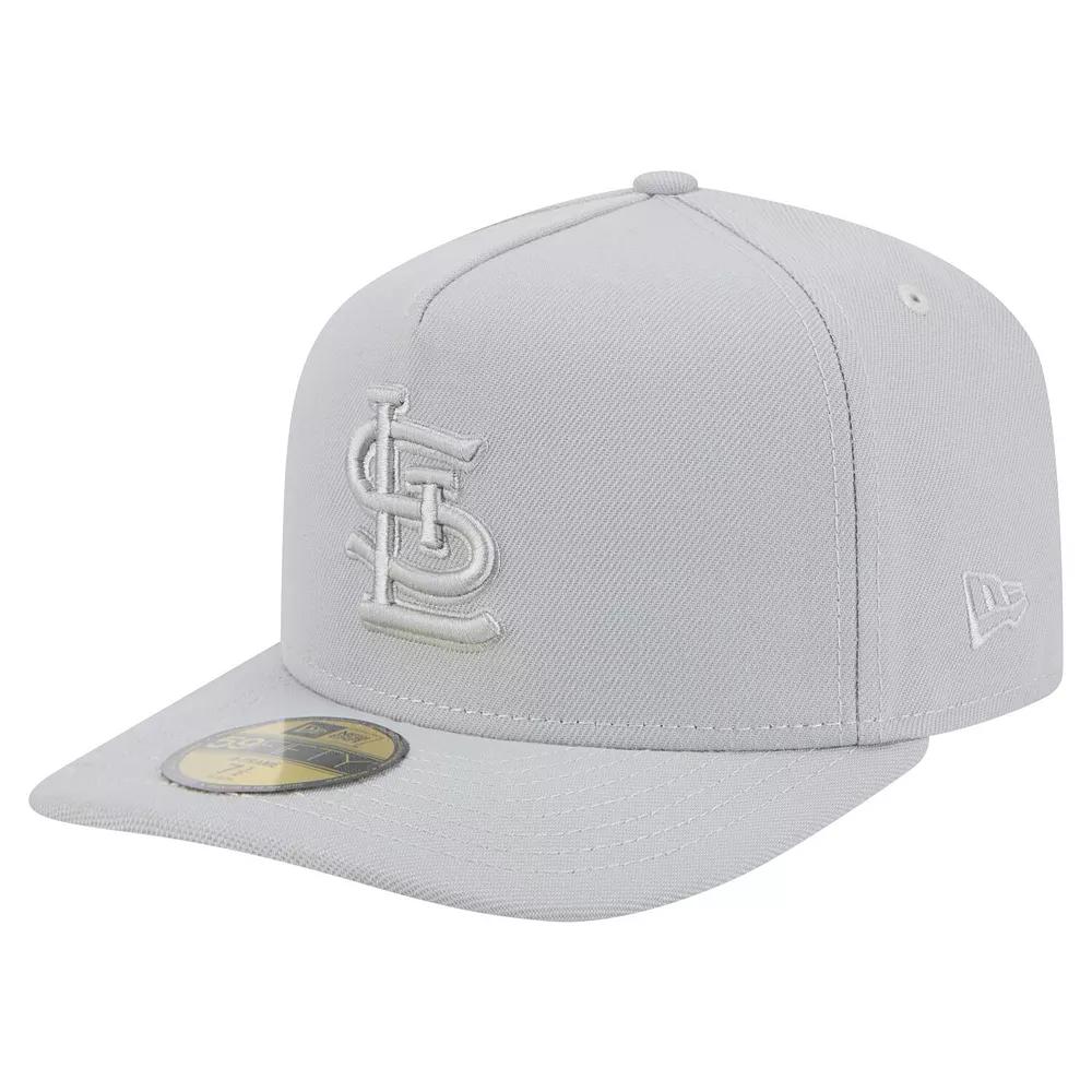 Men's New Era  Gray St. Louis Cardinals Colorpack 59FIFTY Fitted Hat, Size: 6 7/8, Grey Product Image