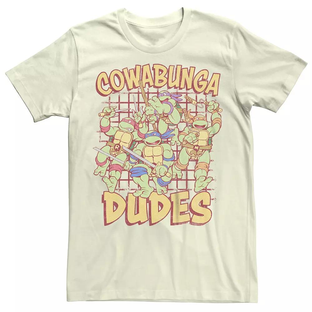 Men's Teenage Mutant Ninja Turtles Cowabunga Dudes Graphic Tee, Size: XS, Natural Product Image