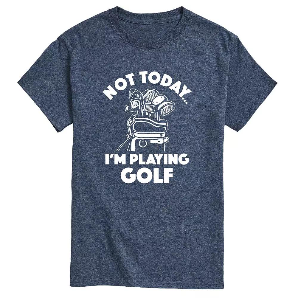 Men's Not Today Im Playing Golf Graphic Tee,  Product Image